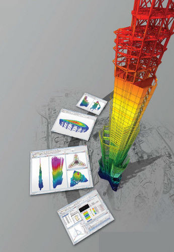 Modellierungssoftware - MIDAS GEN - MIDASIT - für Betonkonstruktion / 2D