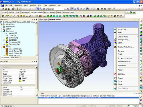 CAD-Software -  MIDAS FX+ - MIDASIT - Analyse / für Betonkonstruktion / 3D