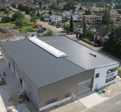 Profiliertes Metallblech - SWISS PANEL® SP 44S/333 - MONTANA BAUSYSTEME - Aluminium / Stahl / für Dach
