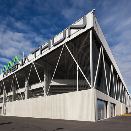 Profiliertes Metallblech - SWISS PANEL® SP 105/345 - MONTANA BAUSYSTEME - Aluminium / Stahl / für Dach