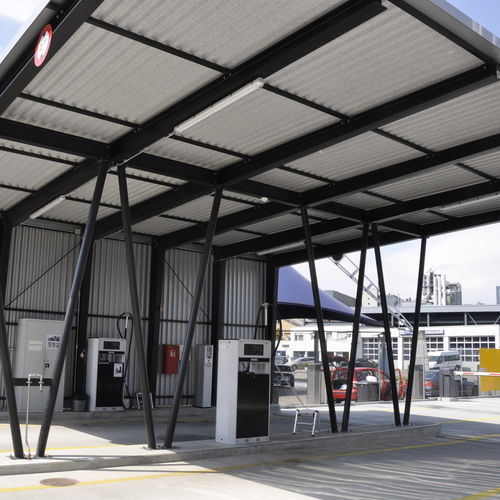 Profiliertes Metallblech - SWISS PANEL® SP 44/333 - MONTANA BAUSYSTEME - Aluminium / Stahl / für Dach