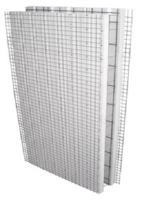 Schalungsstein / expandiertes Polystyrol (EPS) - NIPAD TWIN - NIDYON COSTRUZIONI - für Wand / dämmend / Modular