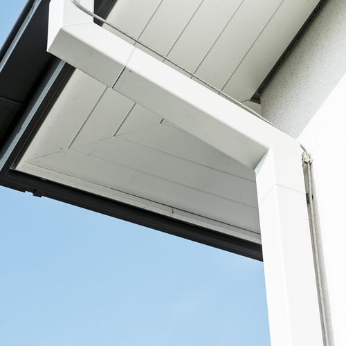 Regenwasser-Fallrohr / Aluminium - SQUARE - PREFA Aluminiumprodukte GmbH