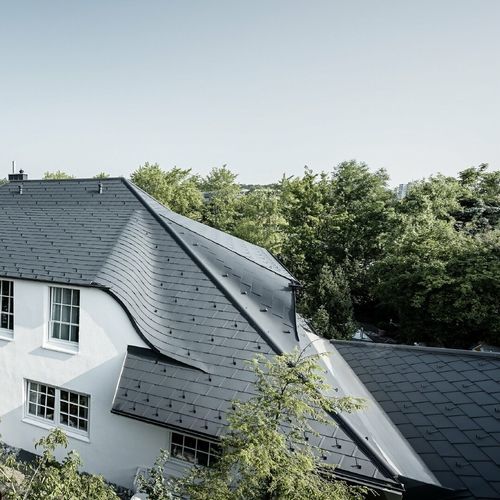 Flachdachziegel - DS.19 SHINGLE - PREFA Aluminiumprodukte GmbH - Aluminium / Kleinformat / rot