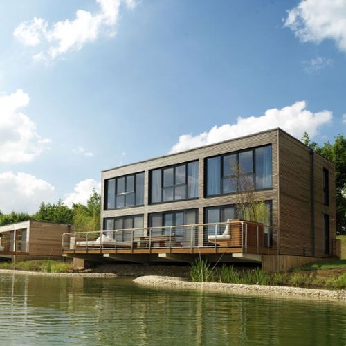 Fertigbau-Gebäude - OXFORD - Riko Hiše - Massivholz / für Kollektivunterkunft / modern
