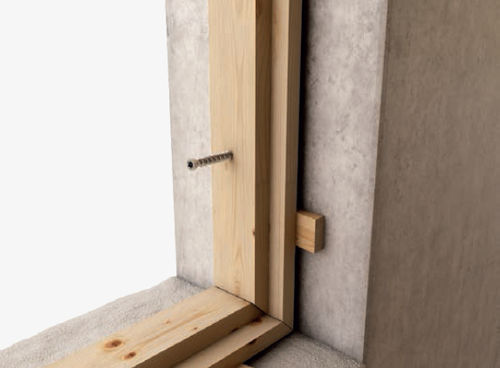 Stahl-Befestigungssystem - MBS - ROTHO BLAAS - für Fenster