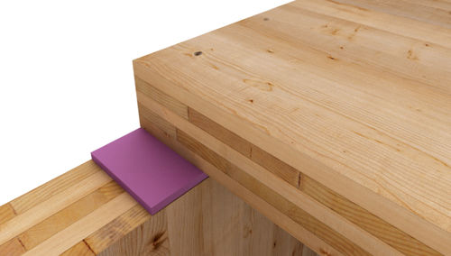 Elastische Trittschalldämmung / Folie - ABSORBER STRIPE - ROTHO BLAAS - Polyurethan / für Fußböden