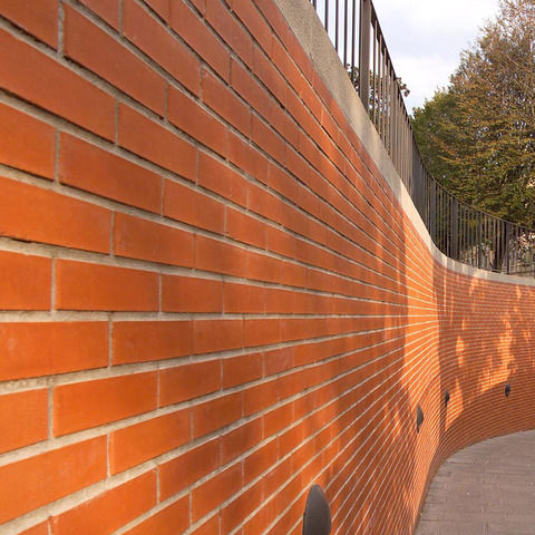 Tonriemchen - SOLID FACING - SOLAVA - für Fassaden / glatt / Ziegeloptik