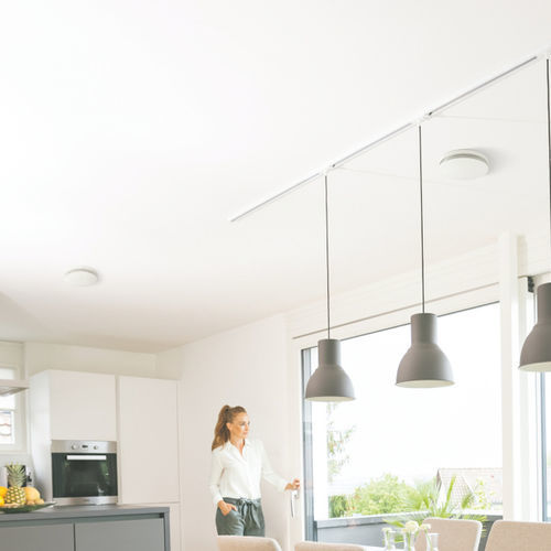 Deckenmontierte Lüftungsplatte - COMFOVALVE LUNA E125 - Zehnder - Kunststoff / rund