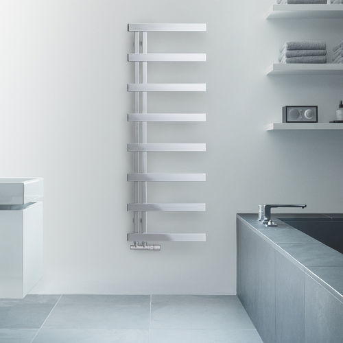 Heißwasser-Badheizkörper - ALBAN - Zehnder - 0...500 w / modern / Stahl