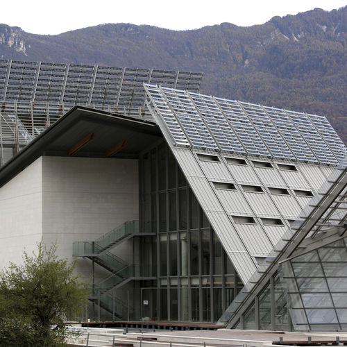 Flachdach - THE MUSE, TRENTO - ZINTEK - Kupfer / Titanzink / Metalloptik