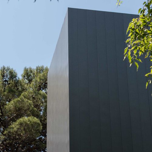 Hinterlüftete Fassade / Kupfer - VATICAN CHAPELS, VENICE  - ZINTEK - Titanzink / Folie / glatt