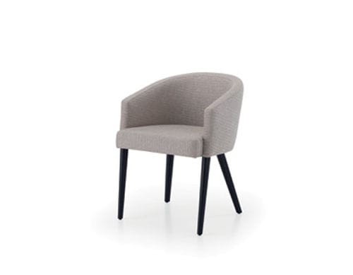 Moderner Stuhl - LILI - HMD Furniture - für den Innenraum / Stoff / Massivholz