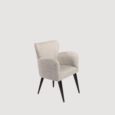 Moderner Esszimmerstuhl - MOMA  - HMD Furniture - für den Innenraum / Stoff / Nussbaum