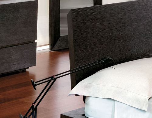 Doppelbett - G  - HMD Furniture - modern / Kopfteil / lackiertes Holz