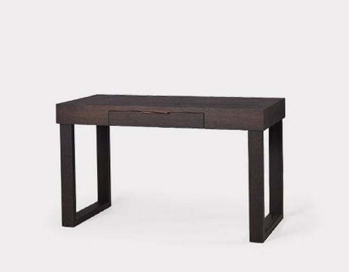 Moderner Schreibtisch - DEWA - HMD Furniture - Eiche / Nussbaum / lackiertes MDF