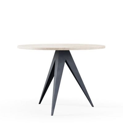 Moderner Esstisch - ARISTO - HMD Furniture - Eiche / Nussbaum / lackiertes MDF