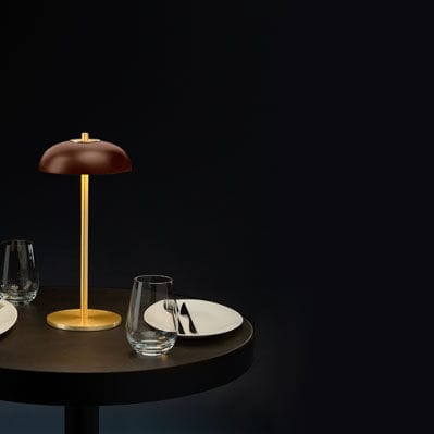 Tischlampe - BOLACHA - HMD Furniture - Metall / Massivholz / modern