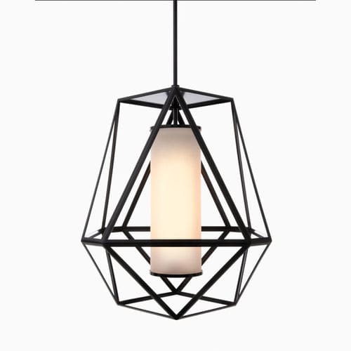 Hängelampe - GEM  - Kevin Reilly Collection - Milchglas / Papier / modern