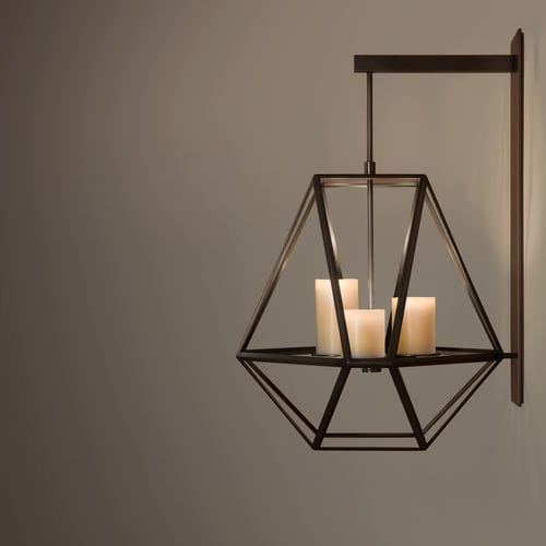 Moderne Wandleuchte - GEM - Kevin Reilly Collection - für den Innenraum / Metall / Kandelaber