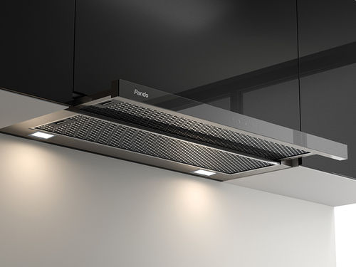 Einbaudunstabzug - TOUCH IES SEC SYSTEM - Pando Integral Cooking - mit integrierter Beleuchtung / Aktivkohle / Klasse A