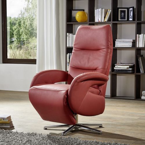Moderner Relaxsessel - AMI.RELAX - SEANROYALE - Leder / Stoff / Massivholz
