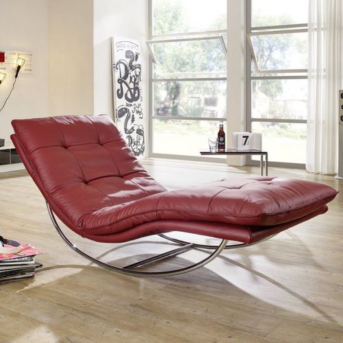 Moderne Liege - SWING-SWING - SEANROYALE - Stoff / Leder / Stahl