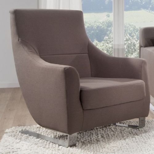 Moderner Sessel - BUDDY - SEANROYALE - Leder / Stoff / Hochlehner