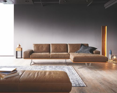 Ecksofa - HONORE.PM - SEANROYALE - modern / Stoff / Leder