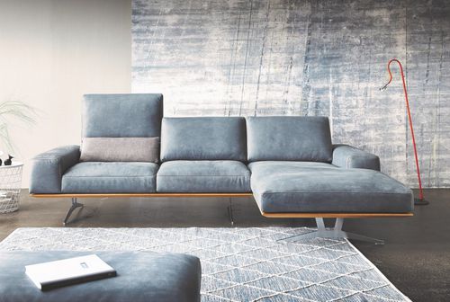 Ecksofa - CHARLES.BROWN - SEANROYALE - modern / Stoff / Leder