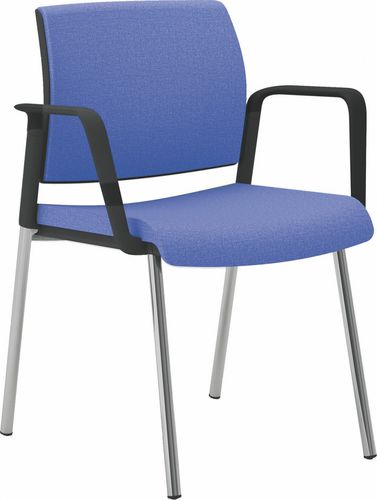 Moderner Besucherstuhl - OFFICE505 - SEANROYALE - für den Innenraum / Stoff / Leder