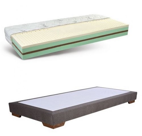 Doppelbett-Matratze - VITAL.NATURA - SEANROYALE - Einpersonen / Federkern / Naturlatex