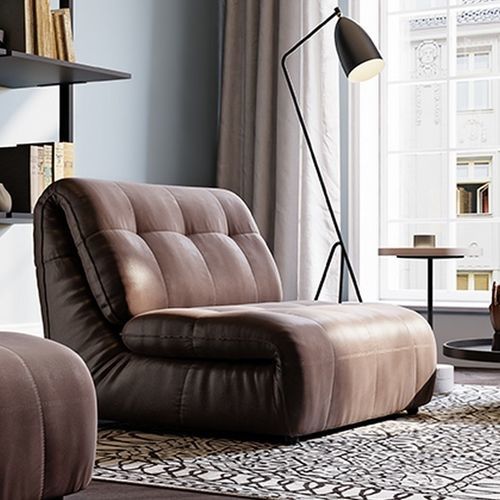 Moderner Relaxsessel - AMAZE.ME - SEANROYALE - Leder / Stoff / Metall