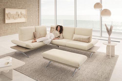 Ecksofa - ADDICTION - SEANROYALE - modern / Stoff / Leder