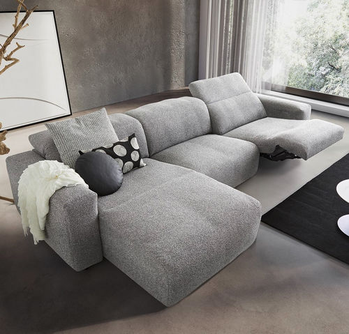 Ecksofa - ANGLE BREAKER.RELAX - SEANROYALE - modern / Stoff / Leder