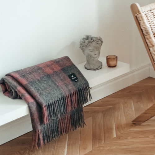 Plaid aus Alpagawolle - CLASSIC SCOTTISH  - ALPAKA - Acryl