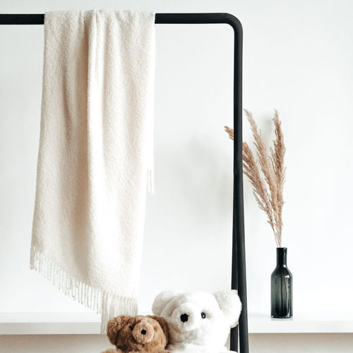 Plaid aus Alpagawolle - BOUCLE - ALPAKA