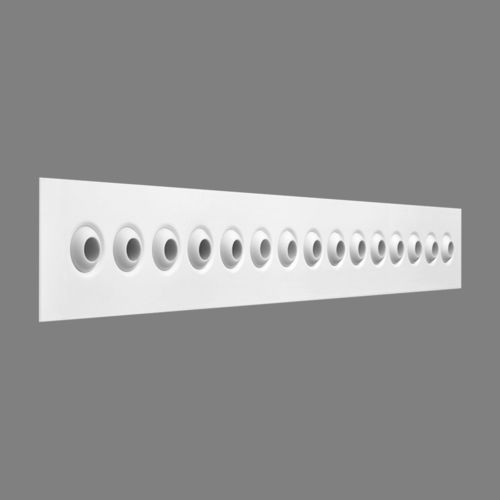 Deckenmontierter Luftdiffusor - KIS - MADEL - wandmontiert / linear / mit Gebläsedüse