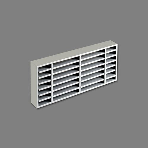Akustik-Wetterschutzgitter - FTR - MADEL - PVC