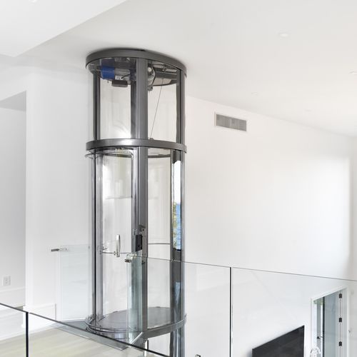 Elektrischer Aufzug - SAVARIA VUELIFT MINI - Garaventa Lift - für Privathaushalt / ohne Maschinenraum / Panorama