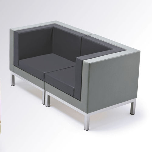 Modulsofa - HUG-ME - INVENTA contract - modern / mehrfarbig / Holz