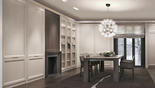 Holzpaneel für Bauanwendungen - CASHMERE - CASTAGNA CUCINE - für Innenausbau / wandmontiert / Nussbaum