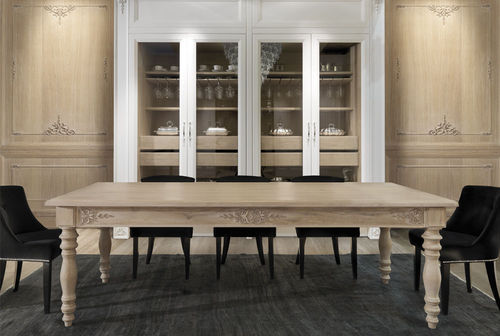 Traditioneller Tisch - PRINCESS - CASTAGNA CUCINE - Eiche / Gestell aus Eiche / rechteckig