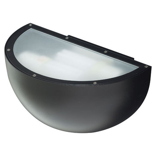 Moderne Wandleuchte - QUARTO DI SFERA - SIDE ILLUMINAZIONE SPA - für Außenbereich / Aluminiumguss / Vorderseite aus Hartglas