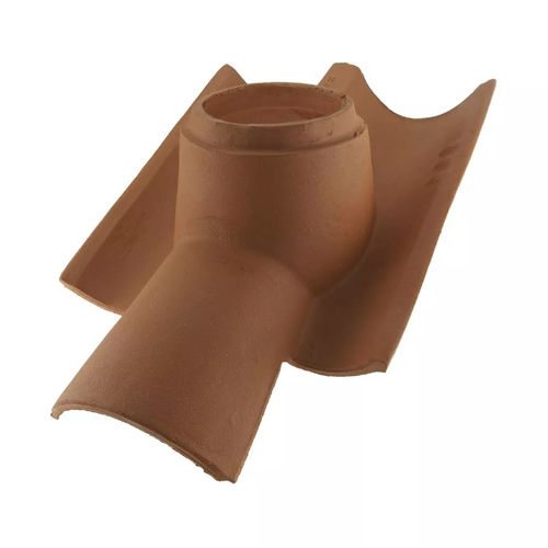 Buchsen-Dachziegel - 65CE  - TERREAL - für Schornstein / Großformat / Ton