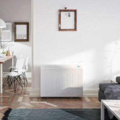 Elektrisches Heizpaneele - DUO SMART - Lucht LHZ Elektroheizung GmbH & Co. KG - für Wand / weiß