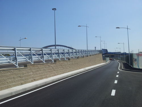 Beton-Stützmauer - MACWALL&reg; - Maccaferri - modular / aus vorgefertigten Elementen