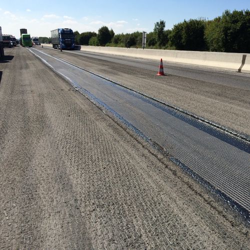 Verstärkendes Geogitter - MACGRID&reg; AR - Maccaferri - Verkehr / Polyester