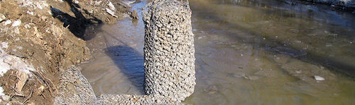 Modularer Gabione - Maccaferri - Tasche / Schutz / für Erosionsschutz