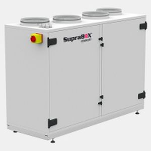Wohnbereich-Wärmerückgewinnungsgerät - SUPRABOX COMFORT (V) - Rosenberg Ventilatoren - für Haus / energiesparend / Energierückgewinnung